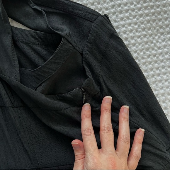 Madewell Cap-Sleeve Crop Wide-Leg‎ Jumpsuit Elegant Casual Feminine Size 12 - Picture 10 of 14